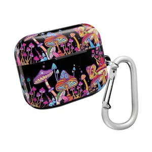 Psychedelic Mushroom Pattern AirPod Case | Colorful Fungi Design