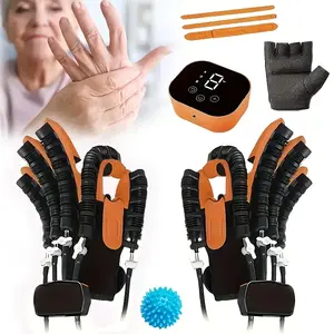 Smart Rehabilitation Robot Glove, Pressure Health Care Hand Tool, Mirror Hand Function Trainer for Stroke Patients with Hemiplegia - Newly Upgraded, Adjustable Speed and Multiple Modes, Convenient for Home Use