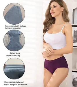 5-Pack Women’s Leak-Proof Period Underwear | Soft Breathable Menstrual Panties for Daily Use