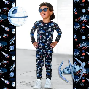 Intergalactic Glow in the Dark 2 Piece Pajama Set