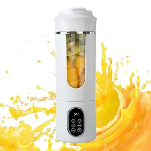 Portable Blender for Shakes and Smoothies, 18 Oz BPA Free Travel Cup & Lid, Multifunction Durable Stainless Steel Blades, Personal Smoothie Blender