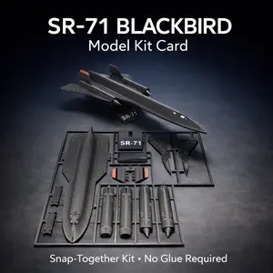 SR-71 Blackbird Model Kit Card
