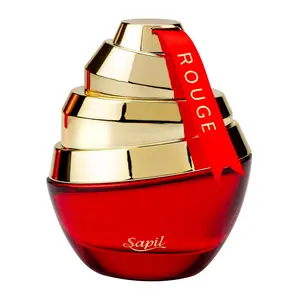 Sapil Rouge Perfume for Women - Long-Lasting Amber Floral Dubai EDP Spray 3.4 Oz - Elegant Arabic Cologne for Everyday & Special Occasions