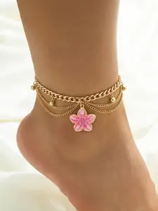 Elegant Layered Anklet Set, Boho Anklet, Dainty Layered Anklet, Dual-Layer Design, Perfect for Daily Wear & Special Occasions, Stylish Footwear Accessory