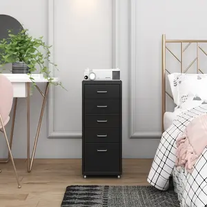 Drawer Metal File Cabinet Mobile Underdesk Chest for Home Office