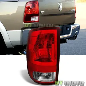 2009-2018 Dodge Ram 1500 2500 Tail Light Lamp w/Bulbs Replacement Left Driver
