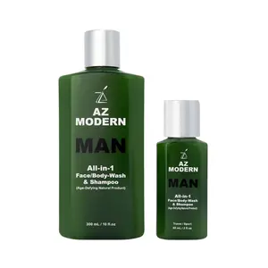 AgeLess Zen Men’s 3-in-1 Wash – Face, Body & Hair Cleanser for Fresh, Hydrated Skin & Healthy Hair