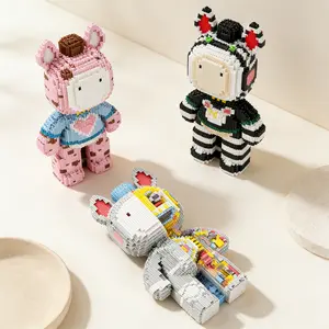 Heart Horse 3D Puzzle Block Ornament, Home Office Bookshelf Decor, Party Decoration, Ideal Housewarming Gift, Holiday Present