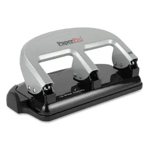 212 MAIN Traditional 3-Hole Smooth Hole Puncher, 40-Sheet Capacity, Black-Silver Office Stationery Supplies for Computers & Office Equipment, Binders & Binder Accessories