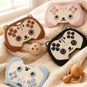 Baby Soothing Remote Control Sensory Toy, Enhances Grip Skills, Includes Teething Function, Perfect Crying Baby Comforter!