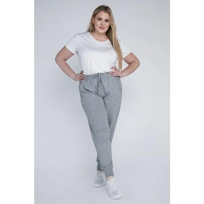 HI Curvy Plus Size Women Drawstring Jogger
