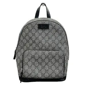 Pre-owned GUCCI Plastic Tote Bags GG Supreme Small Backpack PVC Leather Backpack