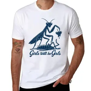 Girls Will Be Girls Shirt, Praying Mantis Tee, Insect Lover, Funny Insect Shirt, Entomologist, Bug Lover, Insect T-Shirt, Unique Shirt