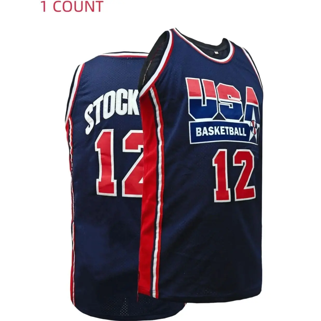 American basketball jerseys - Letters and numbers | Retro American-style tank tops | Premium men's and women's sports jerseys USA Basketball 1992 Olympic Vintage Jersey John Stockton 12 Dream Team 1992 Jersey, Gift For Fans, Gift For Him, Gift For Her