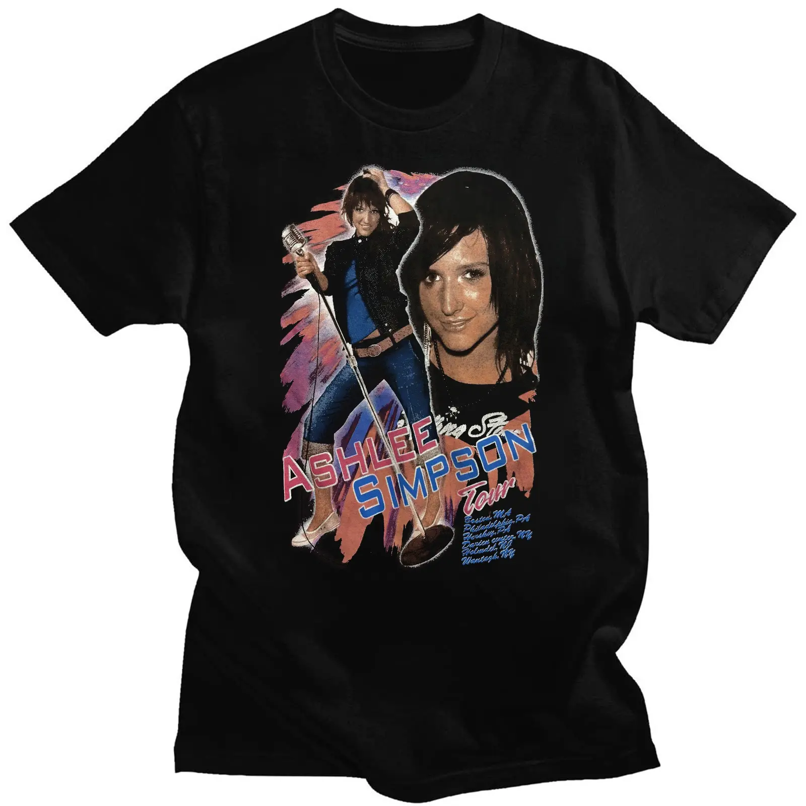 Vtg 2005 Ashlee Simpson I AM ME Concert Tour T-Shirt