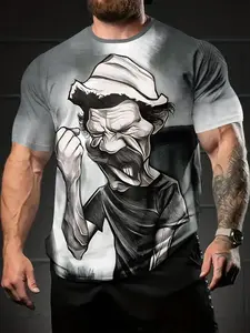 Don Ramon Cartoon 3D Digital Printing T - shirt, casual and versatile men's sport round - neck short - sleeved shirt, suitable for daily wear, a perfect holiday gift for men