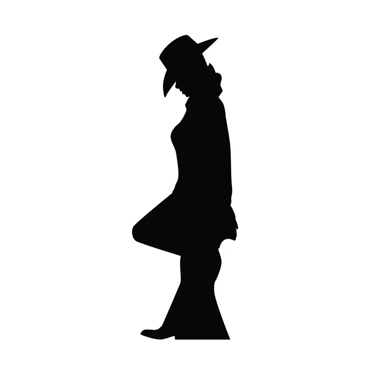 Advanced Graphics 2318 Life-Sized Free-Standing Inspirational Cowgirl Cardboard Cutout, 62x21 in Home Supplies Decor with Stand, Western Accent for Home, Event Use