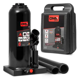 DNA Motoring 17" 6 Tons (13227 lbs) Car Pickup SUV Auto Repair Manual Automotive Hydraulic Welded Bottle Jack Black