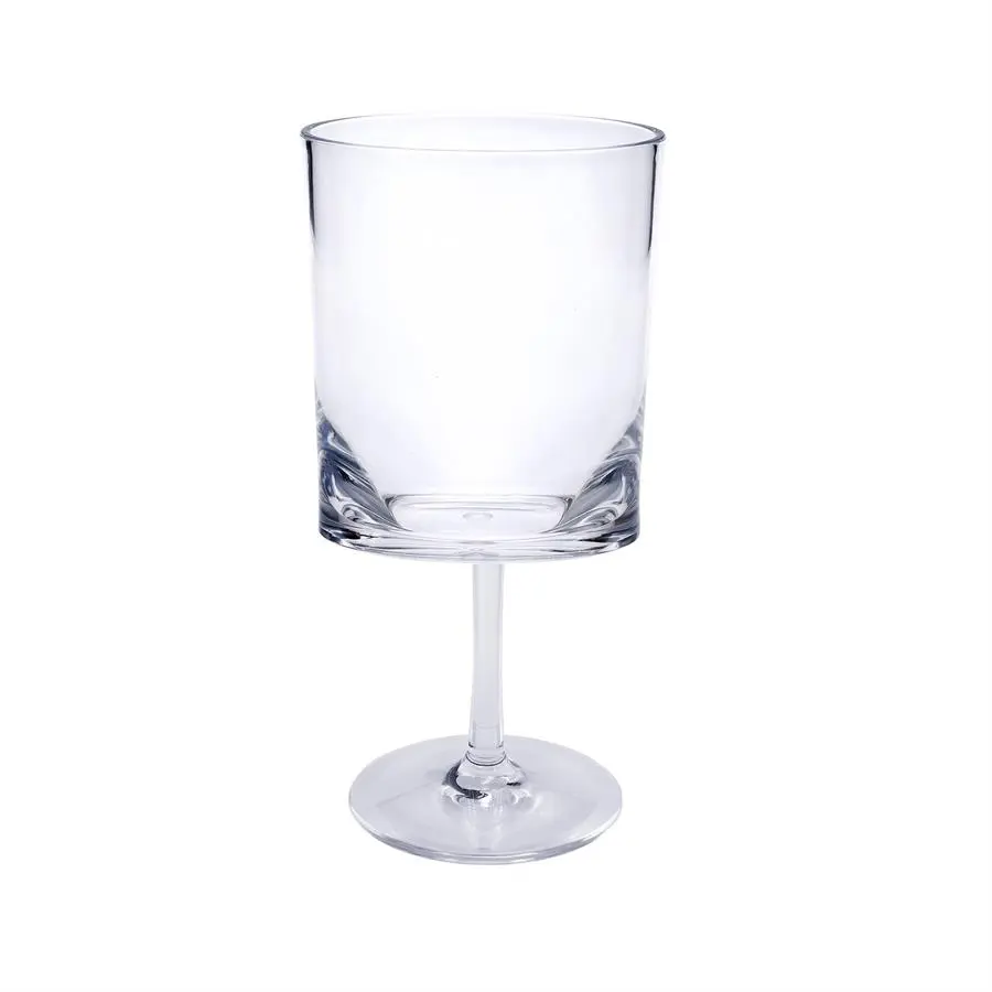 LeadingWare AS-3403C Oval Halo 12 oz Wine Glass, Clear - Set of 4