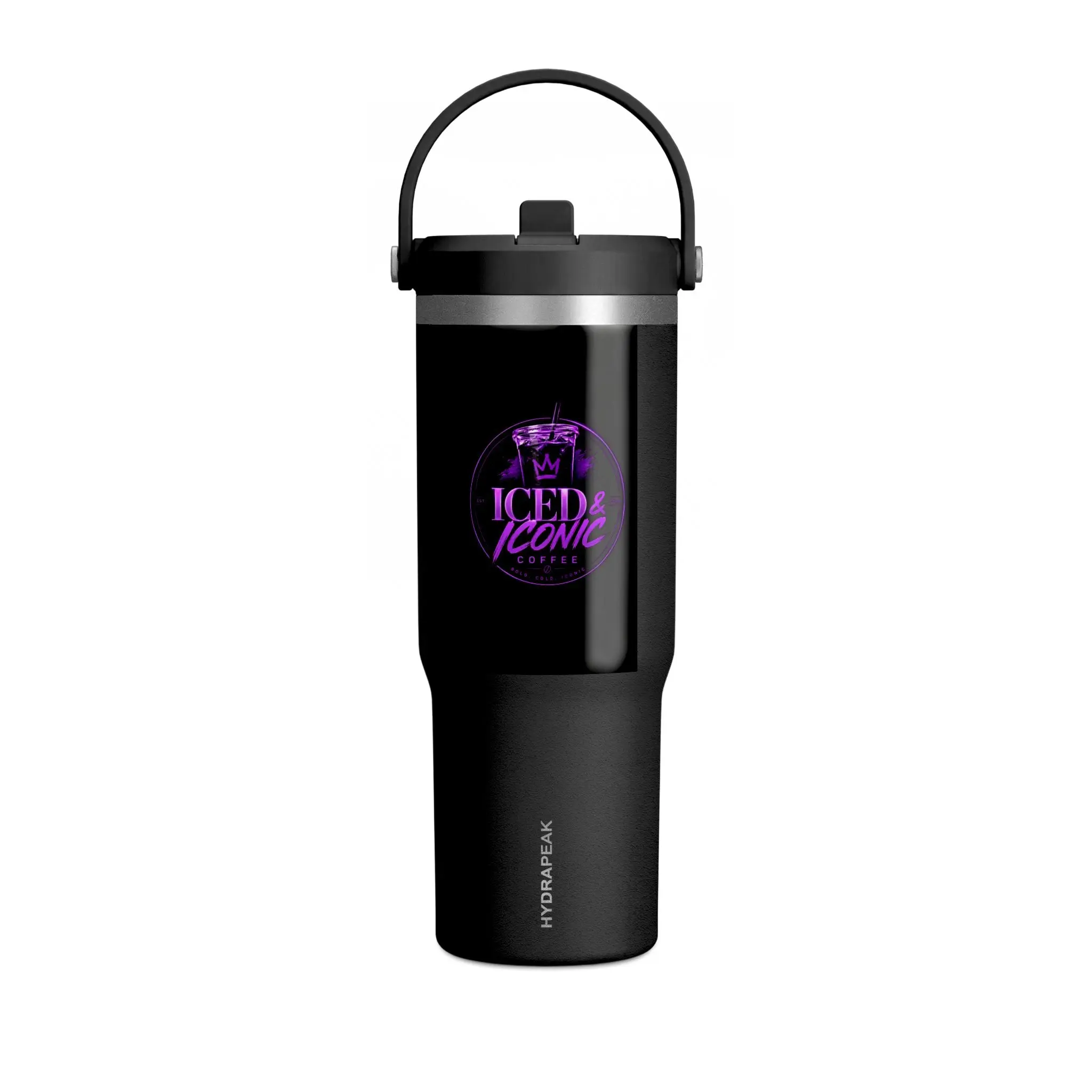 Nomad Tumbler 32oz — 'Iced & Iconic' Insulated Travel Tumbler