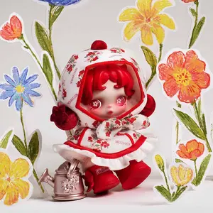 POP MART SKULLPANDA Amid Flowers Plush Doll Pendant