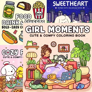 Calming Coloring Art Book, Art Sketchbooks, Soft Designs for Stress Relief, Ideal for Adults, Teens, Girls & Women, Daily Relaxation Tool