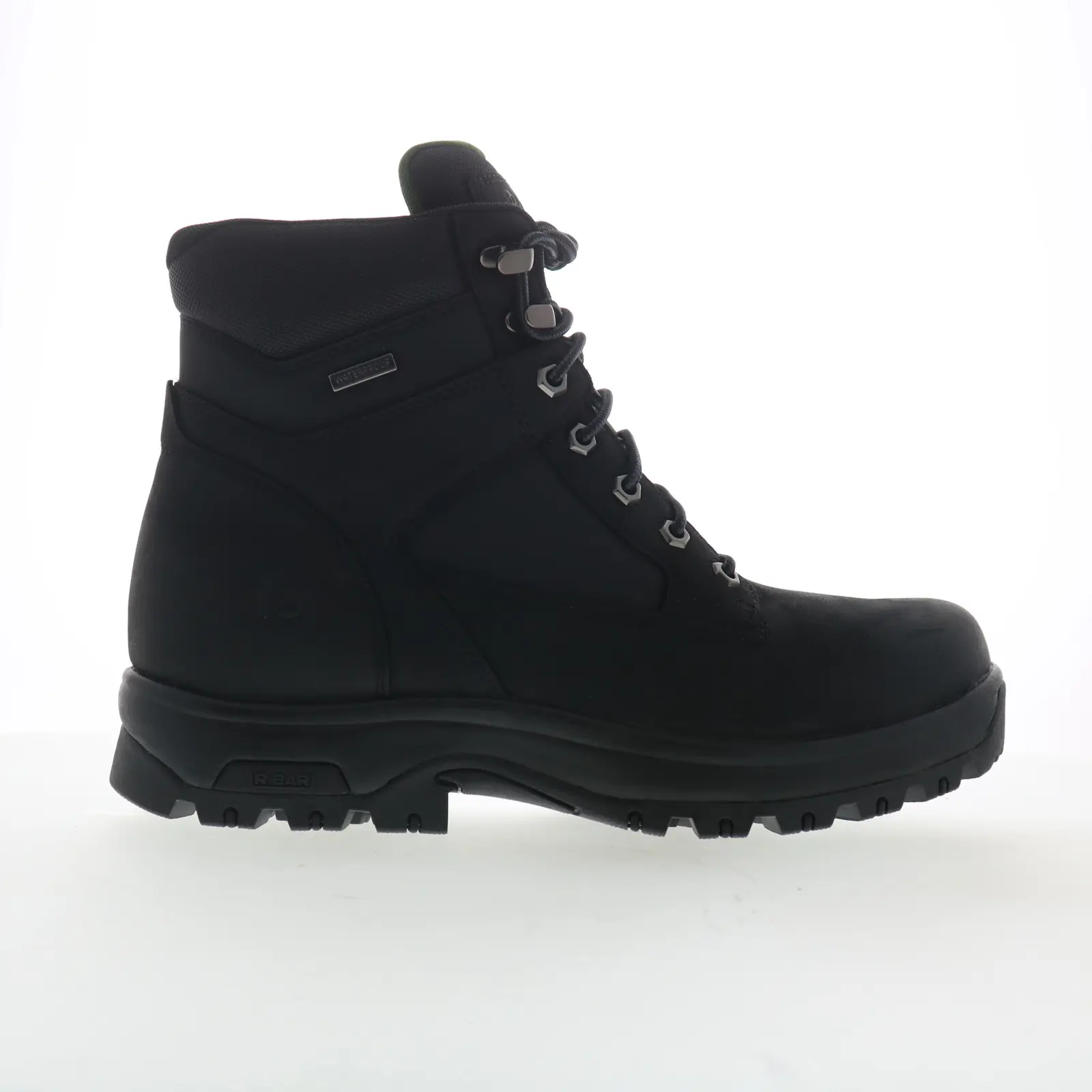 Dunham 8000 Works WP 6-Inch Plain Toe Boot Mens Black Work & Safety Boots