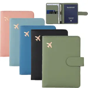 Passport Holder Wallet, Passport Cover Travel Wallet Women Travel Essentials Accessories Document Organizer Travel Must Haves Rfid Blocking Cover Case for Women and Men, Grey