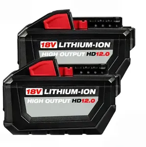 Trail-2PACK For Milwaukee For M18 Lithium 8.0AH Extended Capacity Battery 48-11-1860 outdoorfun