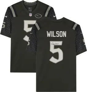 Garrett Wilson New York Jets Autographed Nike Rivalry Game Jersey - Fanatics Authentic Certified