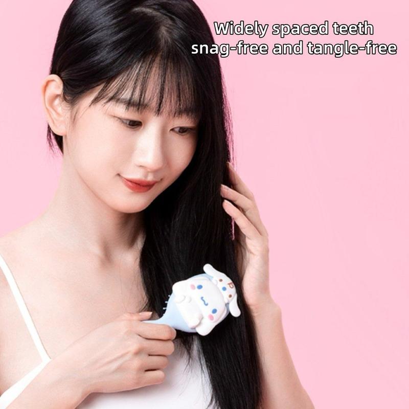 MINISO SR Characters 3D Massage Air Cushion Comb HK Cinna Melody KM Pochacco Hair Brush,Detangling Brush,Scalp-Friendly,Christmas & Birthday &New Year Haul
