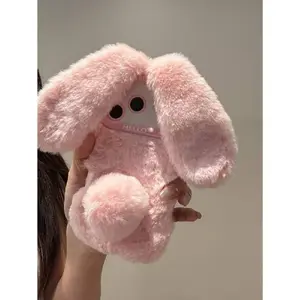 Plush Heart Rabbit Phone Case | Soft Case for Fall/Winter | Compatible with iPhone 17/16/15/14/13