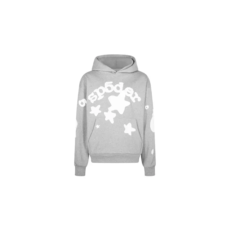 grey and green sp5der hoodie - TikTok Shop