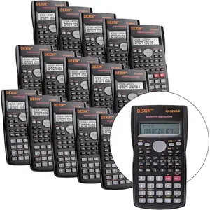Pack of Scientific Calculators, 2-Line Engineering Large Display, Multi-Function, for Students, Teachers (Algebra, Chemistry, Finance, Construction), Office, School, Business