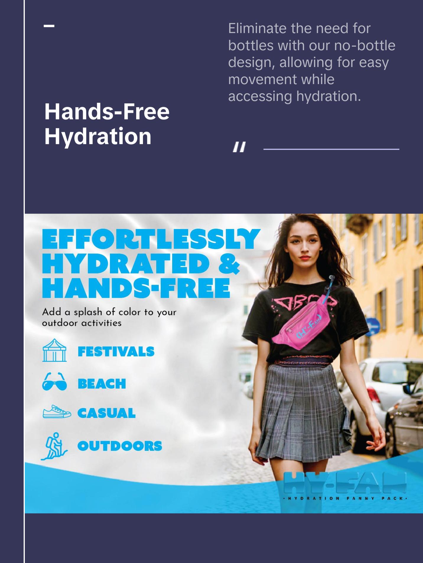 Hydration Cross Body Bag with Bladder, 17oz BPA-Free, Multiple Secure Pockets, Hands-Free Design Ideal for Festivals & Outdoor Activities, Travel & More Hydration Cross Body Bag with Bladder, 17oz BPA-Free, Multiple Secure Pockets, Hands-Free Design Ideal for Festivals & Outdoor Activities, Travel & More