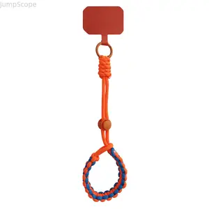 Adjustable Braided Phone Wrist Strap, Durable Nylon Phone Lanyard with Tether Tab, Anti-Lost Hand Wrist Holder for All Smartphones