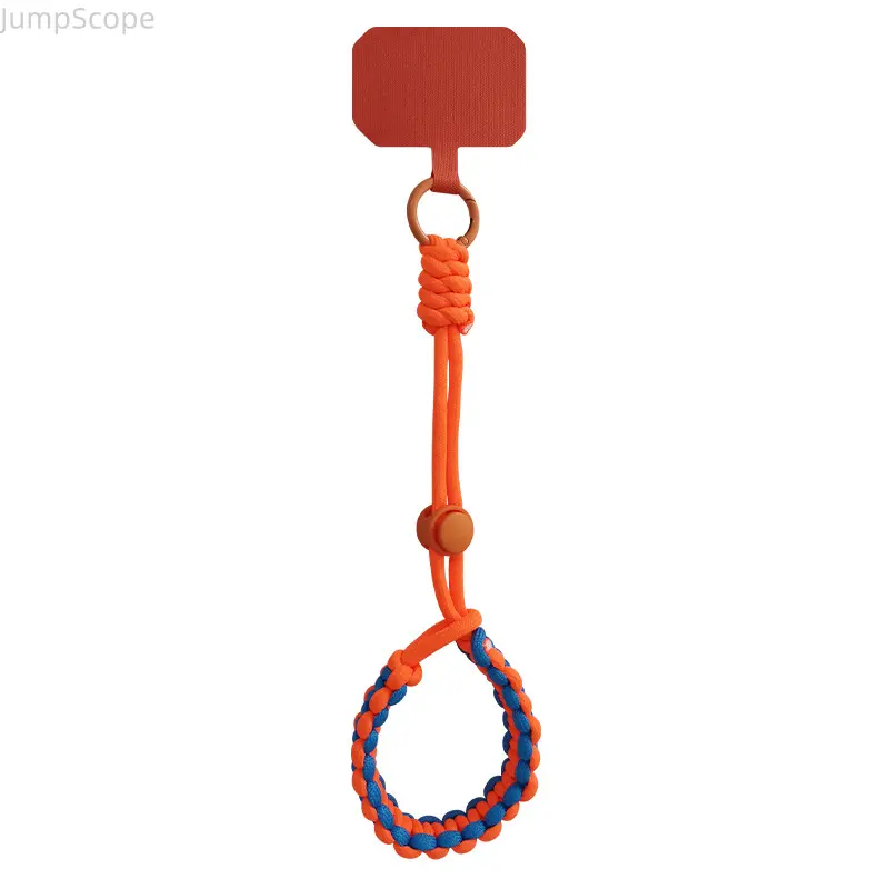 Adjustable Braided Phone Wrist Strap - Durable Nylon Cellphone Lanyard with Tether Tab, Anti-Lost Mobile Phone Wristlet, Tech Accessories for All Smartphones