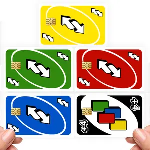 Draw 4 Reverse Custom Credit Card Cover Pop Culture Vinyl Skin Stickers