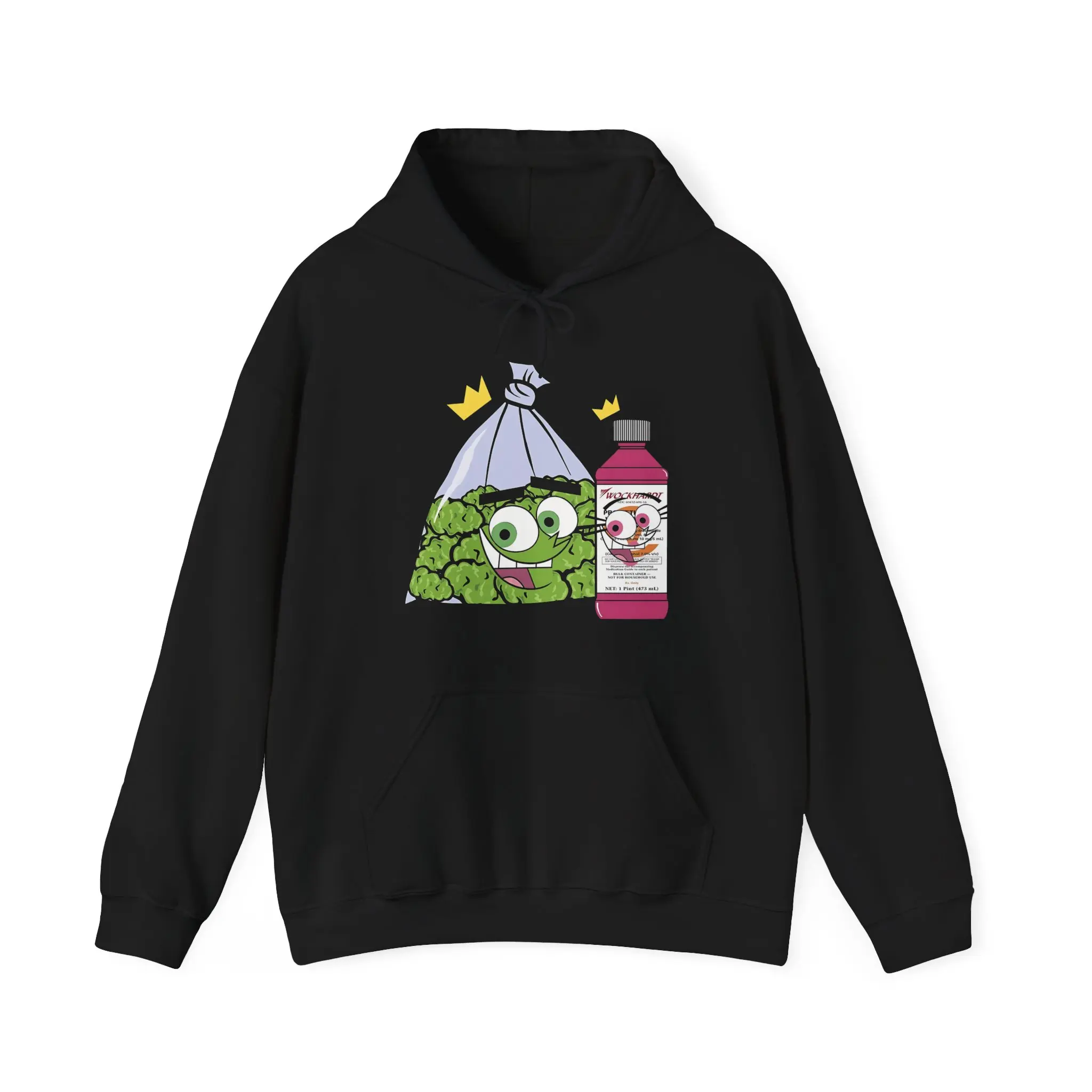 Men's Odd Prescription Vintage Heavy Blend™ Plush Oversized Hoodie - Classic Cotton Kangaroo Pocket Casual Fabric Sweatshirt
