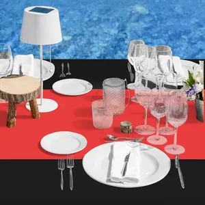 3 Pcs Disposable Plastic Tablecloths 54" x 108" for Rectangle Tables Waterproof Table Cover for Graduation Wedding Baby Shower Birthdays Party Decoration (Black,Red)