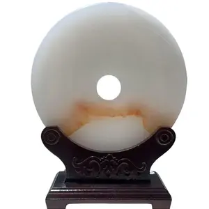 Afghan jade disc ornament
