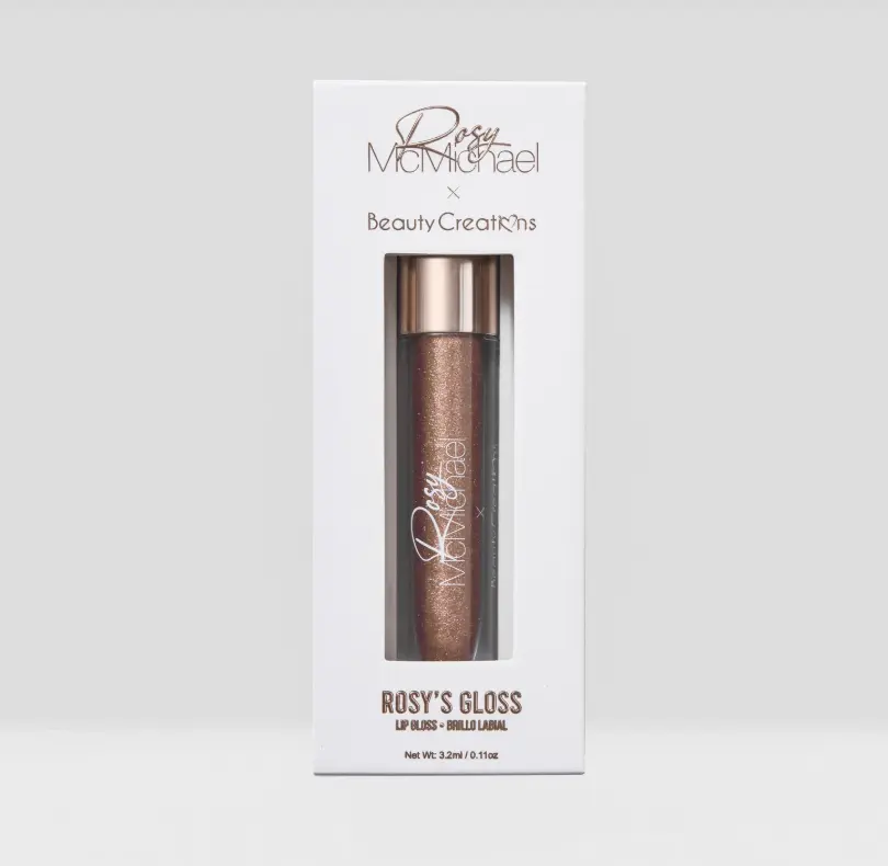 Beauty Creations Rosy McMichael Vol.1 Pearl-Infused Lip Gloss, Hydrating Long-Wear Cosmetic for Glossy Lips
