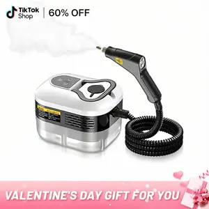 【Big Deals】2500W High Pressure Steam Cleaner - Portable High Temp Power Steamer for Home Use, Kitchen Grease, Bathroom & Car Detailing