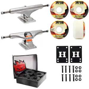 Independent Skateboard Trucks 159 + Satori 52mm 101A Wheels Spitfire Bearings + Hardware