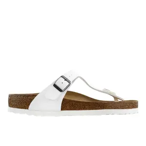 BIRKENSTOCK Womens Gizeh Birko-Flor Casual Sandals Casual - White