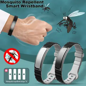 LIGE Anti-mosquito Bracelet Adjustable Mosquitoes Repeller Bracelet Health Monitor Tracker Sports Wristband For Children Adults