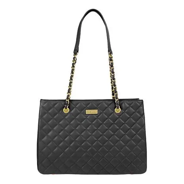 G by Giuliana Black Label Diamond Quilted Leather Tote