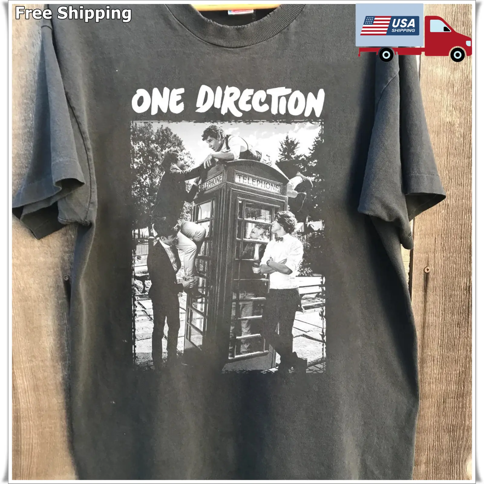 Vintage One Direction Album Shirt, One Direction Concert Tour Shirt, Size S-5XL
