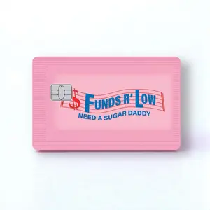 Funds R Low Credit Card Sticker Debit Skin Wallet Decal Cover Waterproof Vinyl Easy to Apply