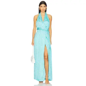 Sabina Musayev Alesia Dress in Turquoise